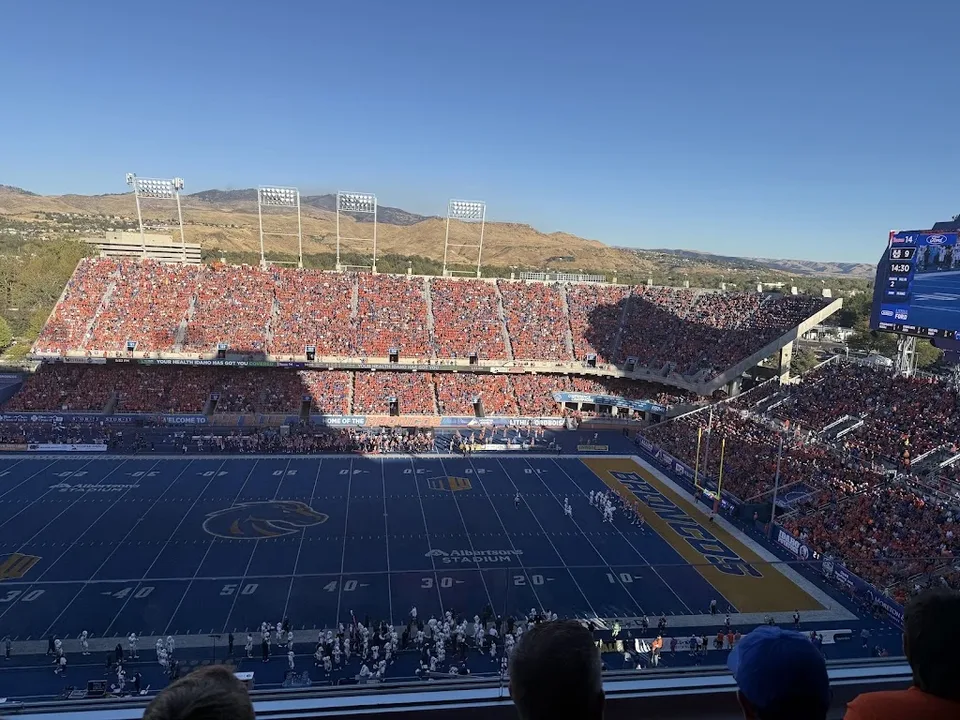 Albertsons Stadium at Boise State University in Boise.