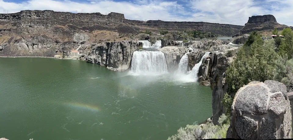 Shoshone Falls on the Snake River near Twin Falls.